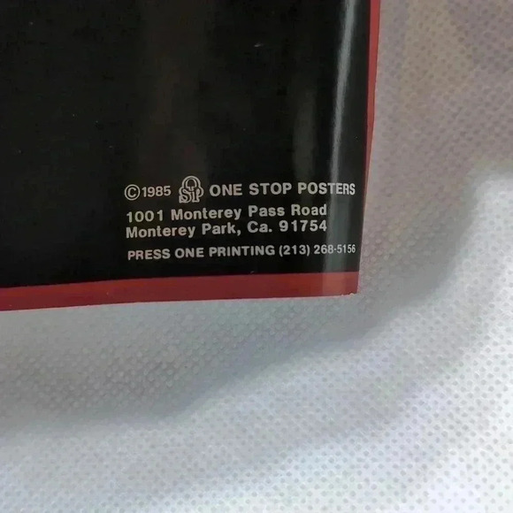 1985 Porsche Carrera Cabriolet slant nose Dick Barbour poster - Picture 3 of 4